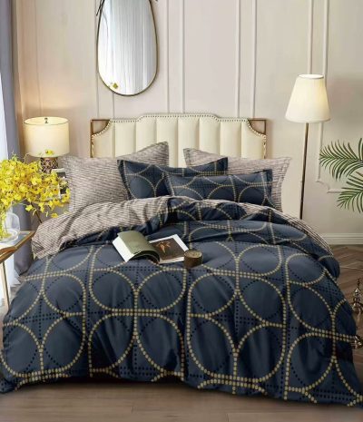 Бюджетен спален комплект с ЛАСТИК- 4части