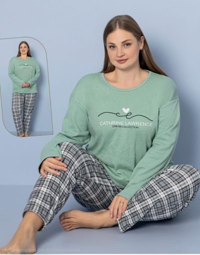 Макси топла пижама - интерлог7836-1