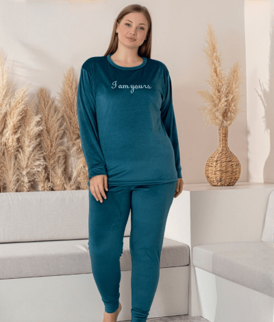 Кадифена макси пижама 2245-K