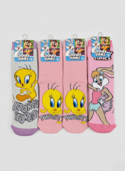 Детски чорапи Tweety and friends - 4 чифта 21585-1
