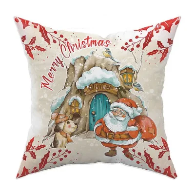 ДЕКОРАТИВНА КОЛЕДНА  ВЪЗГЛАВНИЦА