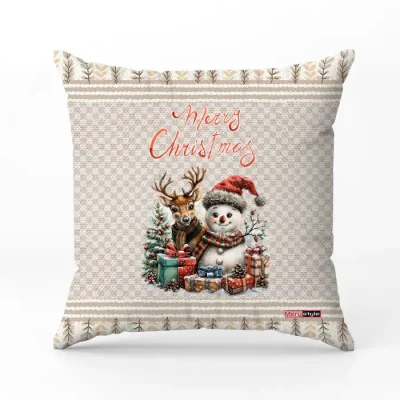 ДЕКОРАТИВНА КОЛЕДНА  ВЪЗГЛАВНИЦА