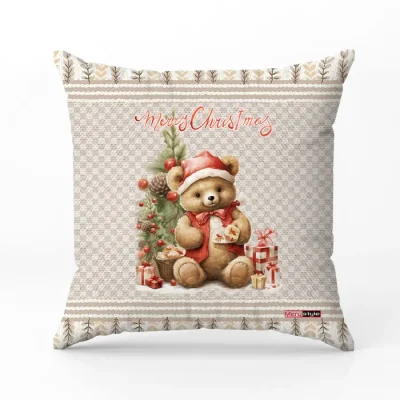 ДЕКОРАТИВНА КОЛЕДНА  ВЪЗГЛАВНИЦА