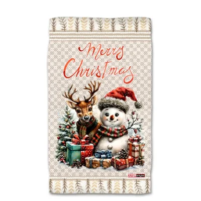 Коледна хавлиена кърпа