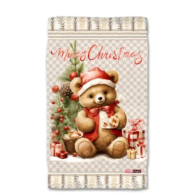 Коледна хавлиена кърпа