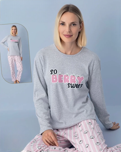 Дамска топла пижама - интерлог 7677