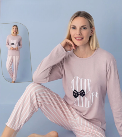 Дамска топла пижама - интерлог 7679