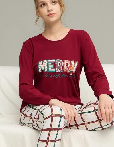 Дамска коледна пижама 40275
