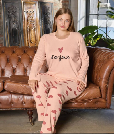 Дамска макси топла пижама – интерлог 6846