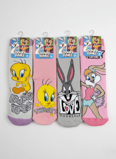 Детски чорапи Tweety and friends - 4 чифта 21585-2
