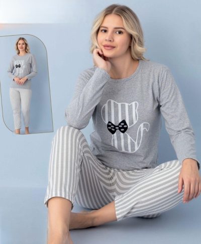 Дамска топла пижама - интерлог 7597