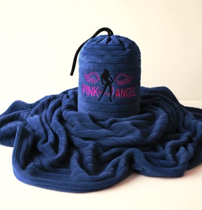 Пухено одеяло в брандирана торбичка PINK ANGEL 05967