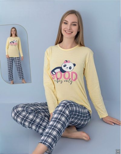 Дамска пижама с дълъг ръкав 7920