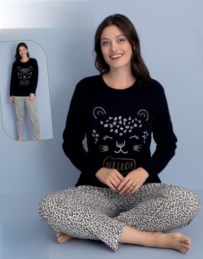 Дамска топла пижама - интерлог 7525