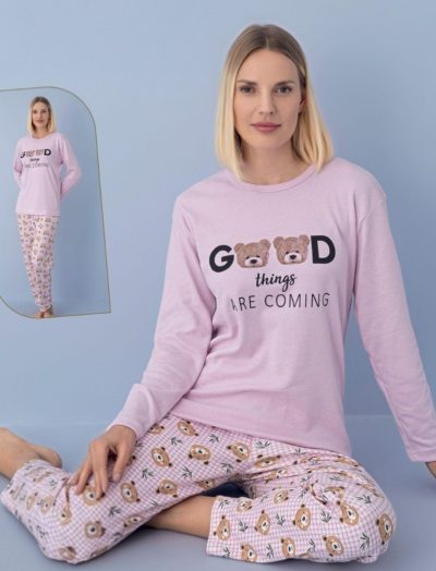 Дамска топла пижама - интерлог 7946