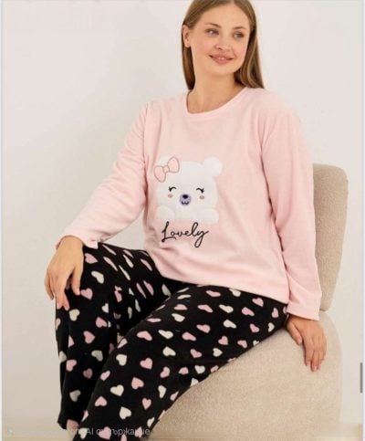 Макси пухена пижама 22596