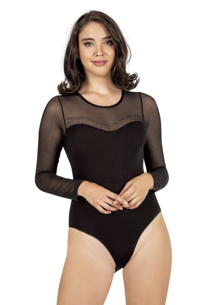 Дамско боди с дълъг ръкав 25766