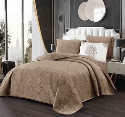 Кувертюра за легло с 4 калъфки за възглавници