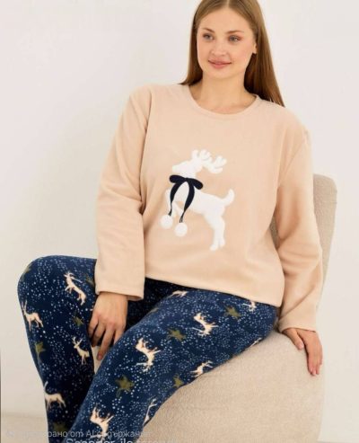 Макси пухена пижама 22560