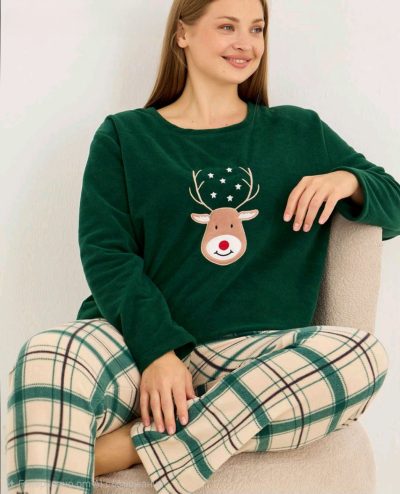 Макси пухена пижама 22542