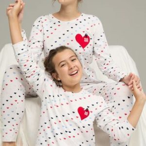 Еднакви дамски и детски пижамки 3