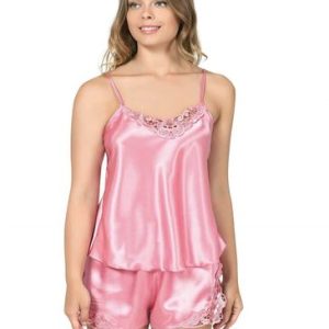 Идеи за модни дамски летни пижами от сатен 12