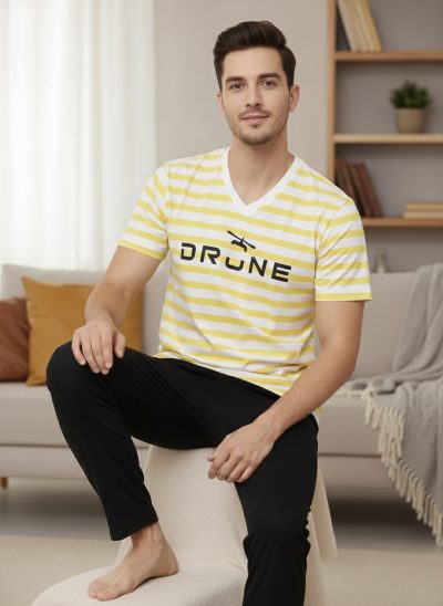 Мъжка пижама с къс ръкав 7426
