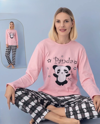 Дамска топла пижама - интерлог 7947
