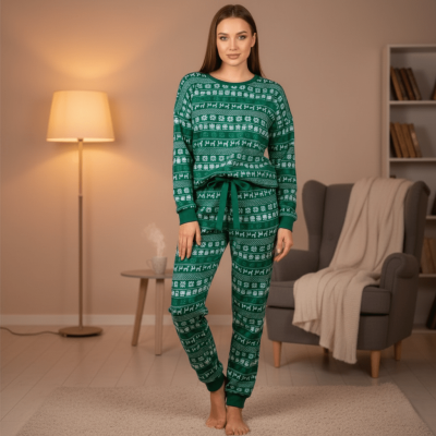 Дамска коледна пижама 8914