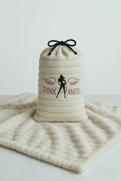Пухено одеяло в брандирана торбичка PINK ANGEL 05970