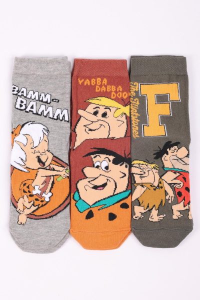 Детски чорапи The Flintstones - 3 чифта 20492