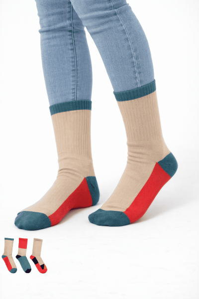 Дамски чорапи с термално ходило – комплект 3 чифта 2292