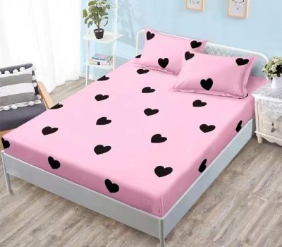 Чаршаф с ластик + 2бр калъфки 999-404