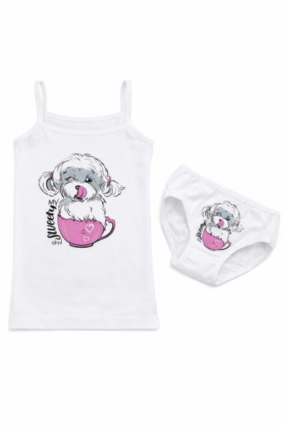 Комплект бельо за момиче 1004-41