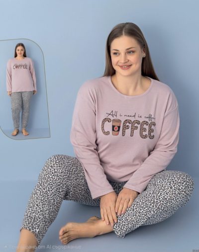 Макси топла пижама - интерлог 8004