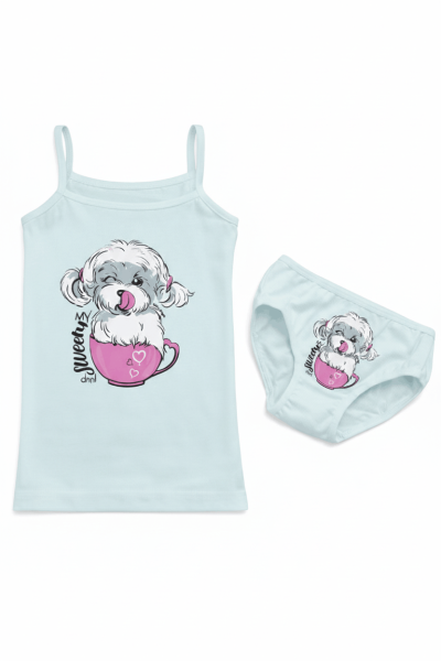 Комплект бельо за момиче 1004-42