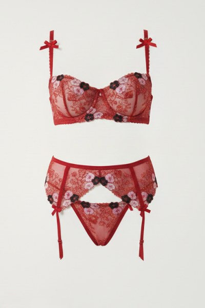 Комплект еротично дамско бельо 2025048-1