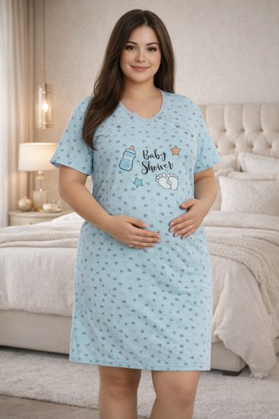 Макси нощница за бременни 3328-2