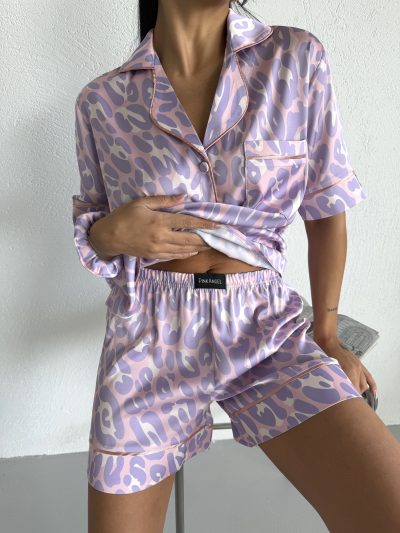 Лятна сатенена пижама 2600096